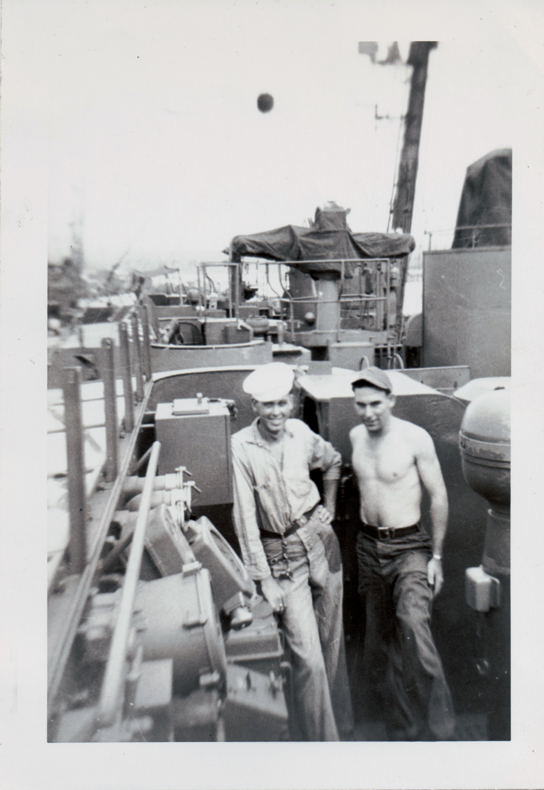 Smith and Kelleher, Pearl Harbor, September 1945