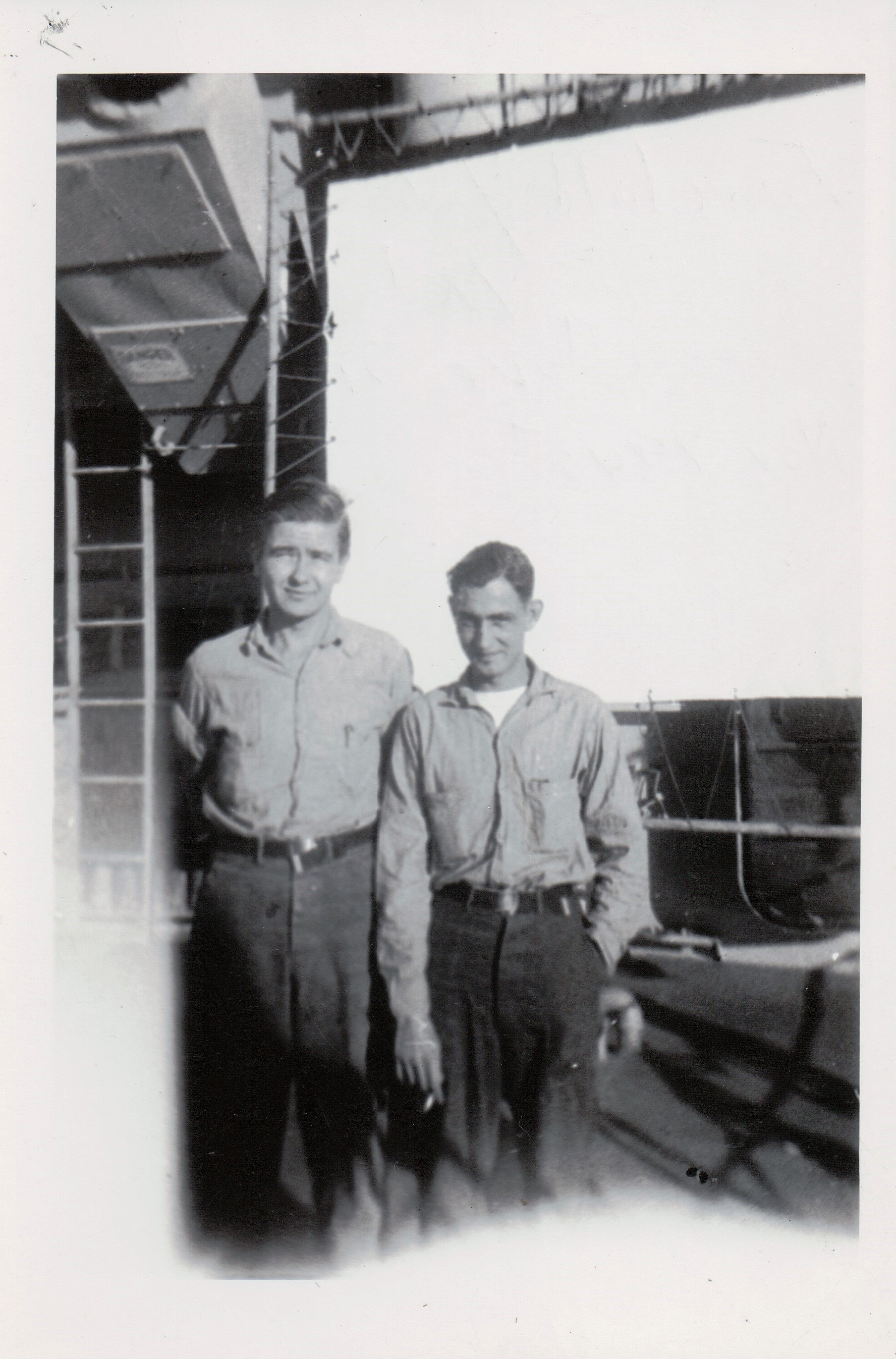 Fairchild, Y ?/c; Lister Y 2/c Green Cove Springs, Florida. November 1945