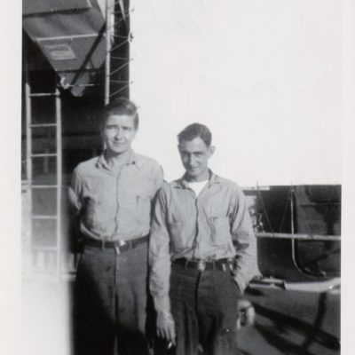 Fairchild, Y ?/c; Lister Y 2/c Green Cove Springs, Florida. November 1945