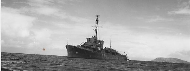 USS Dale W. Peterson, June 1945